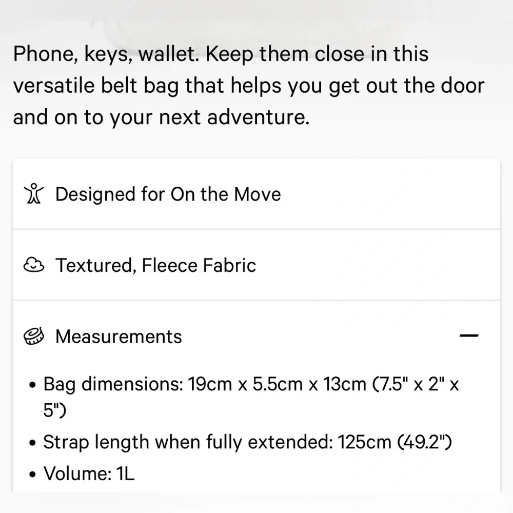 LULULEMON Everywhere Belt Bag Natural Ivory Fleece NWT - Picture 7 of 9